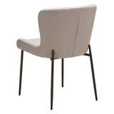 Glam Stol Creole Pink, Antique Brass