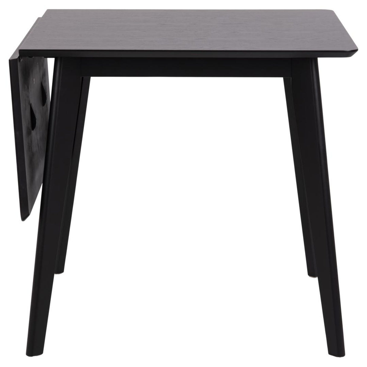 Roxby Matbord 80/120x76x80 cm Svart