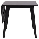 Roxby Matbord 80/120x76x80 cm Svart