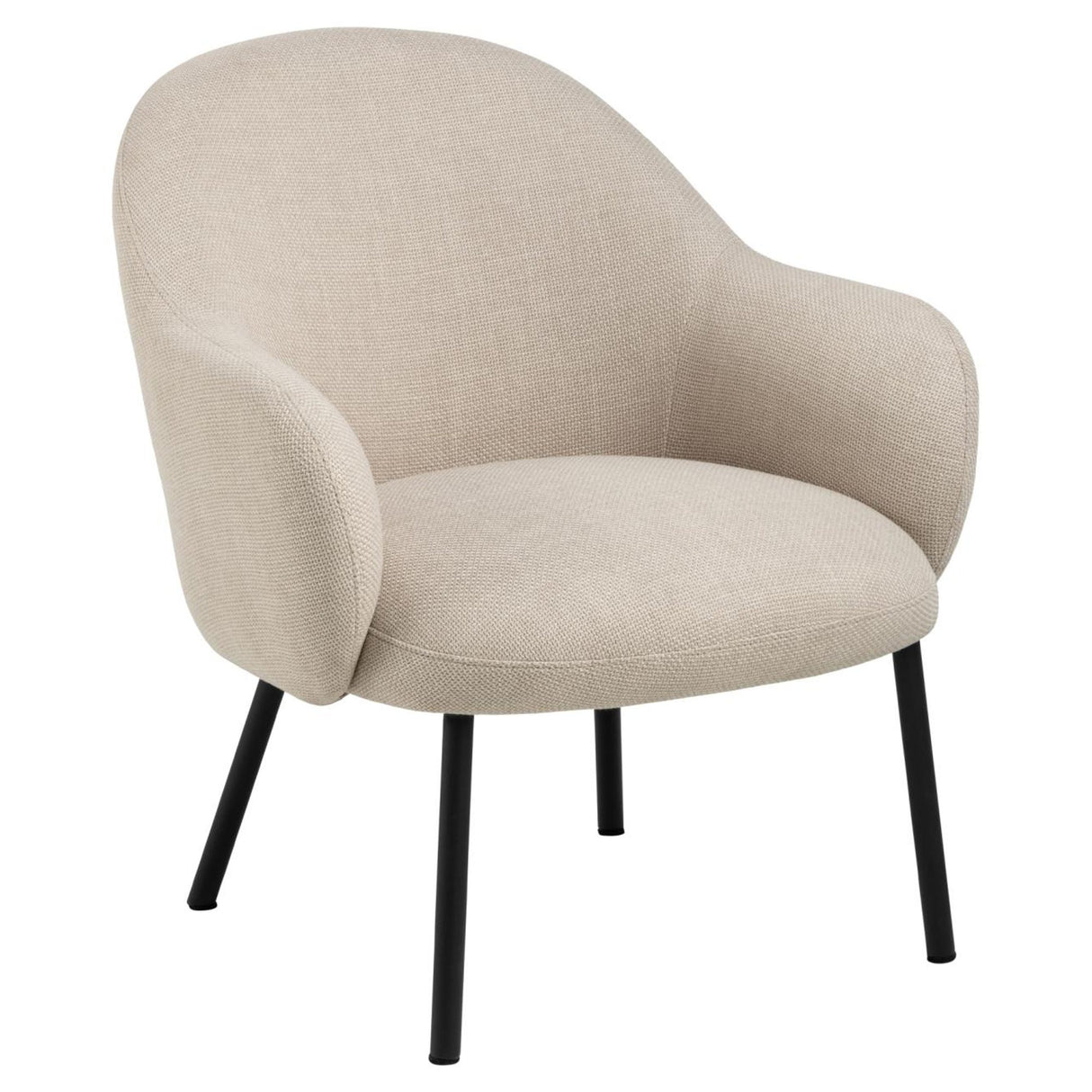 Spencer Loungefåtölj Basel tyg Beige