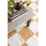Square Matta Vit/Gul