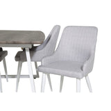 Inca, Plaza Rektangulär matgrupp Grå,Vit, Grå,Vit, 160 x 85