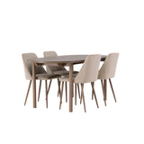 Andy, Night Oval matgrupp Valnöt, Beige, Natur, 180 x 90