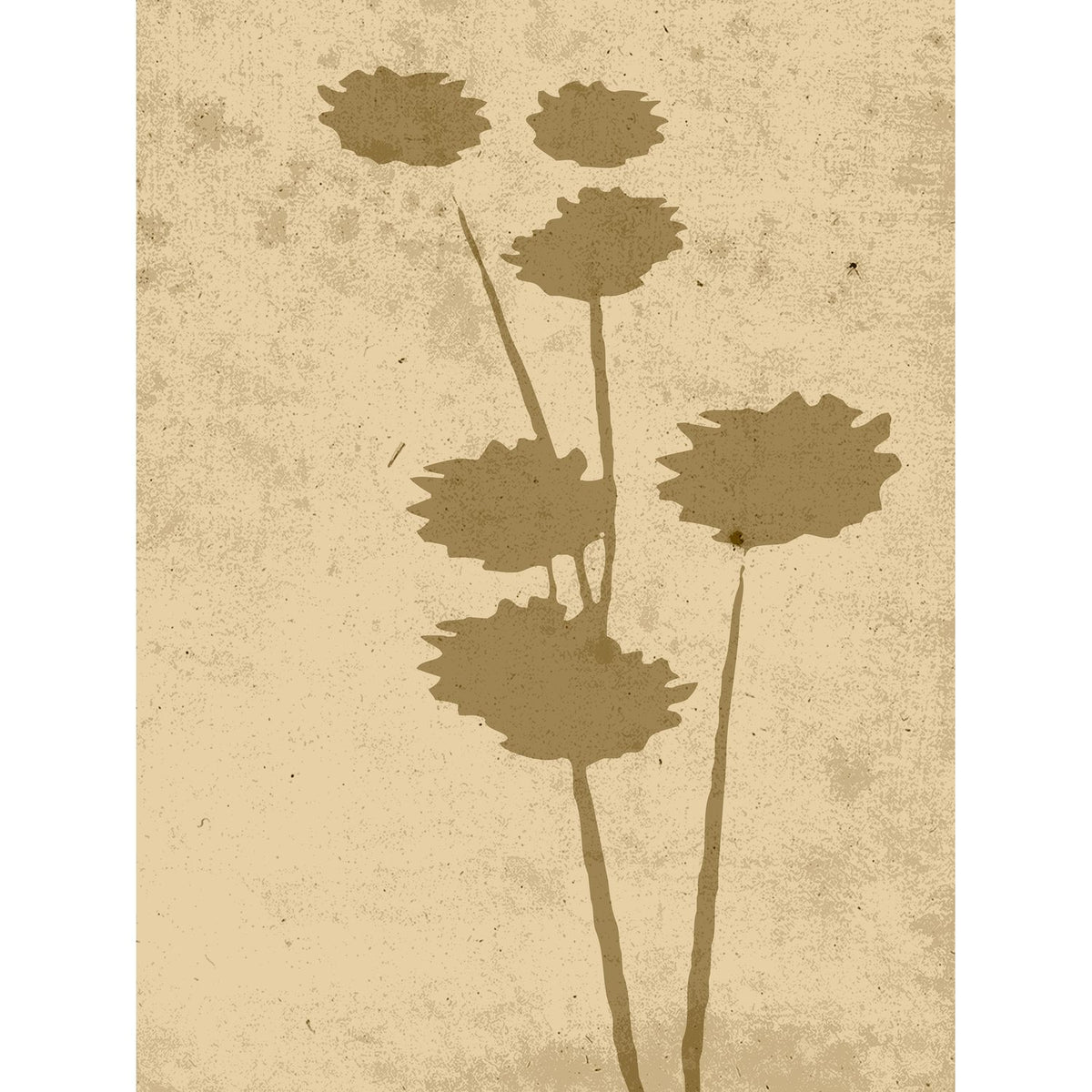 Blomkonst Poster Beige, 30 x 40 cm