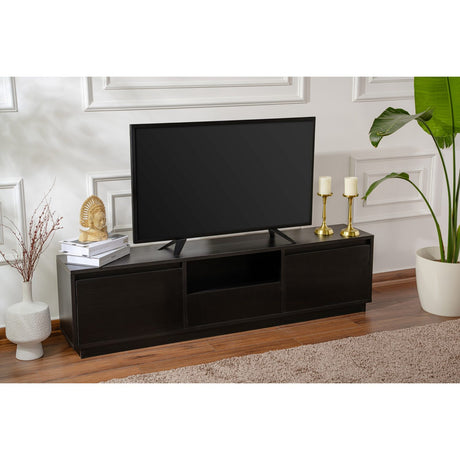 Vanguard (160 x 42 x 30 cm) TV-bänk Wood Black