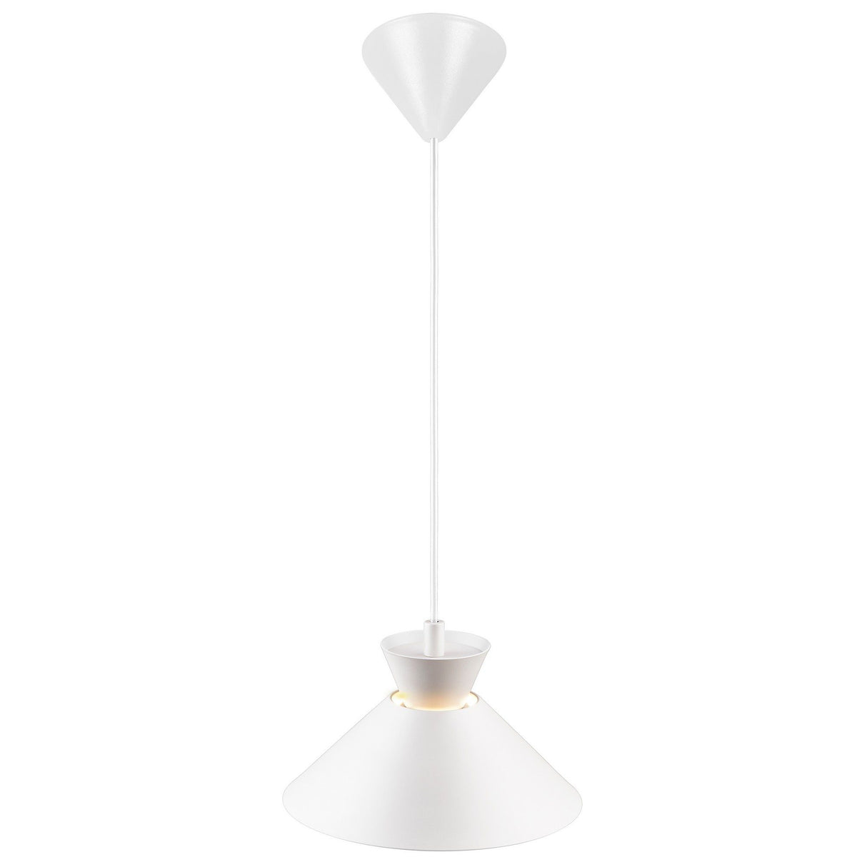 Dial Taklampa 25 cm, Vit