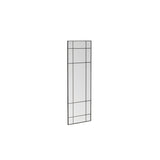 Lake Stor spegel Black, 3 x 193 x 67