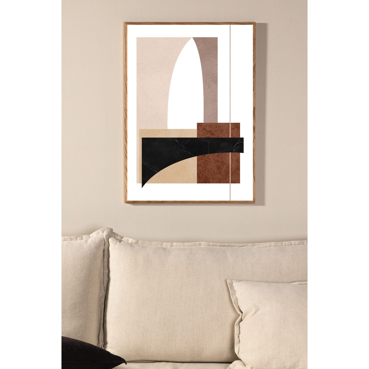 Material Poster Brun, 30 x 40 cm
