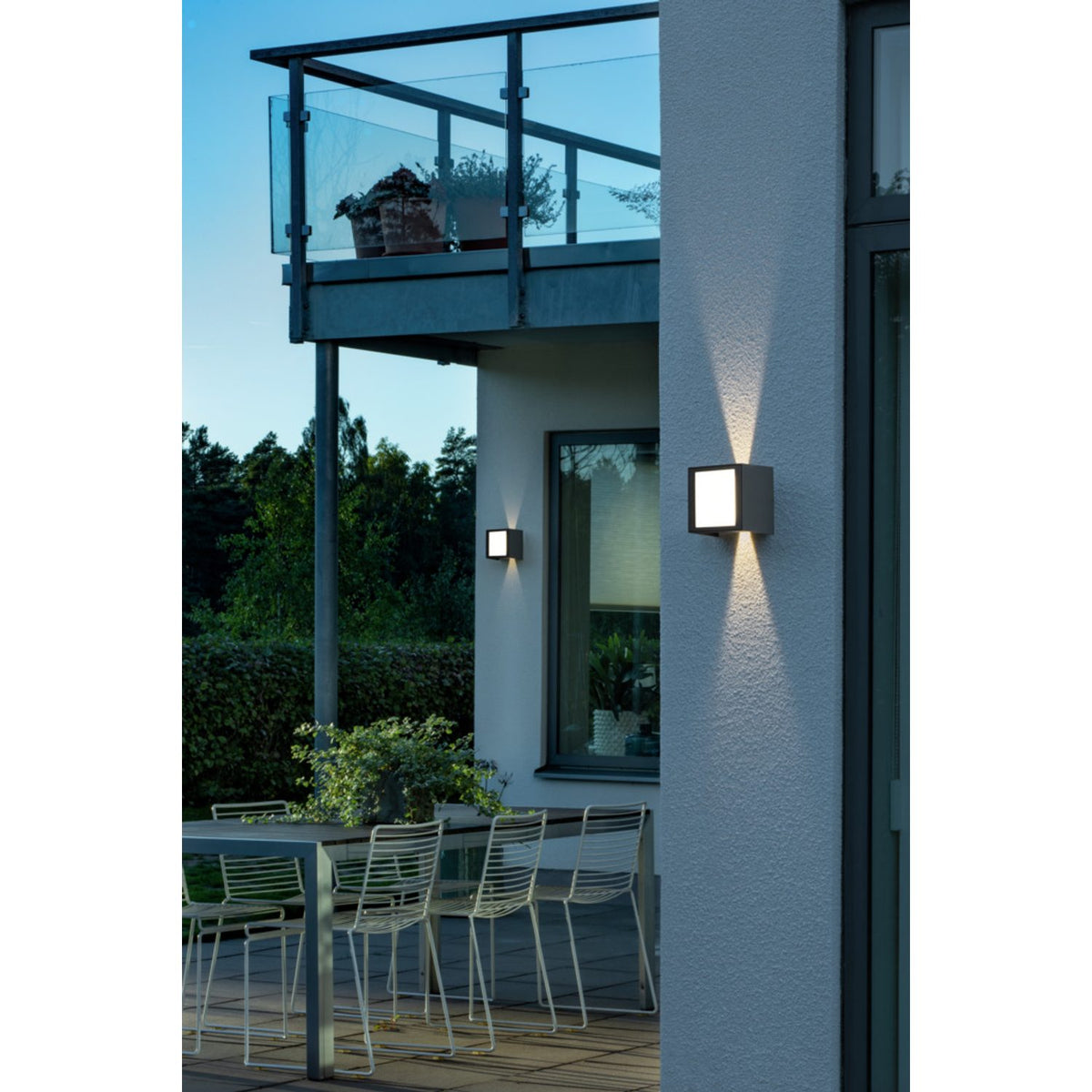 Cremona HP-LED 3x3W Mörkgrå 14 cm Vägglampa Ute