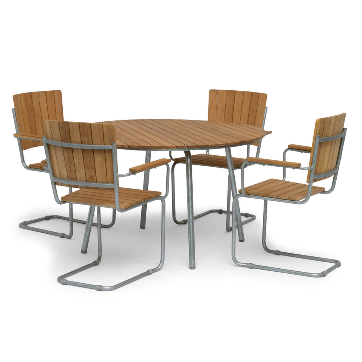 Sandhamn Utefåtölj Teak 4-pack