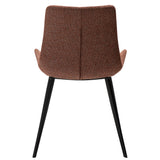 Hype Stol Pebble Red Bouclé, Black