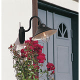 Vega E27 Ner Vägglampa Ute Svart