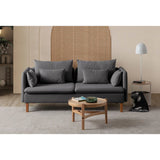 Oslo (195 x 75 x 100 cm) 3-sitssoffa Antracit