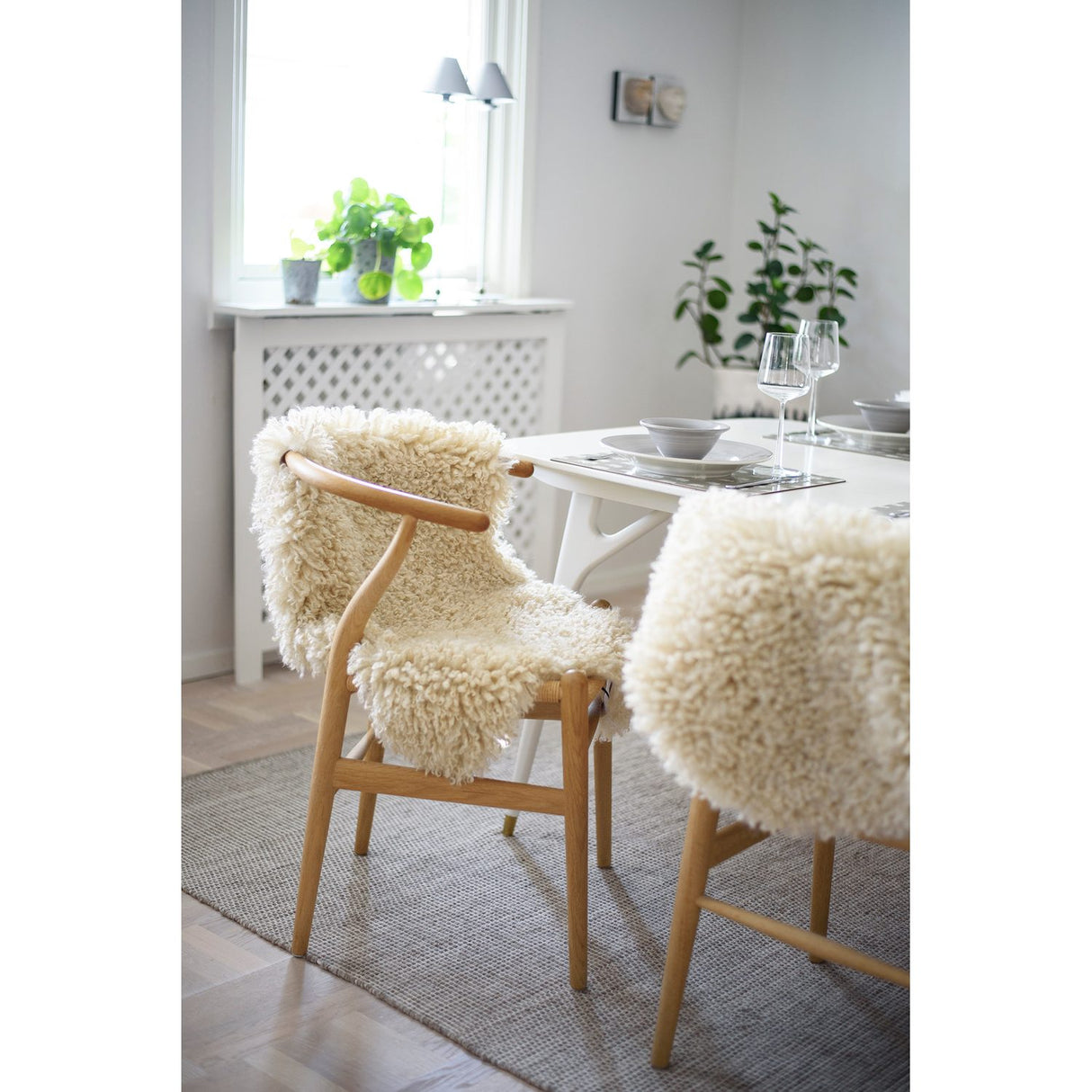 Wooly 60x90 cm Fäll Beige