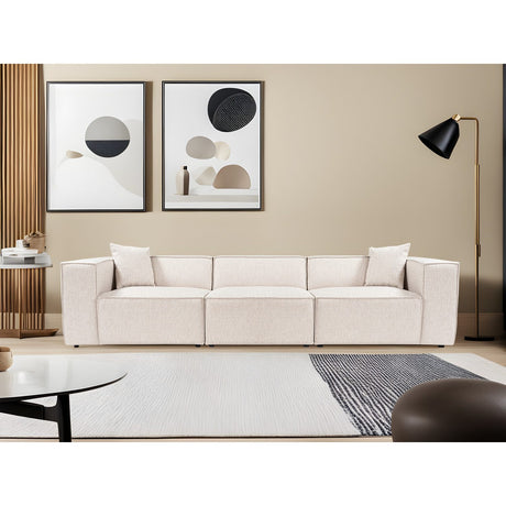 Tbilisi 3-sits (303 x 108 x 65 cm) Ljusbrun 3-sitssoffa