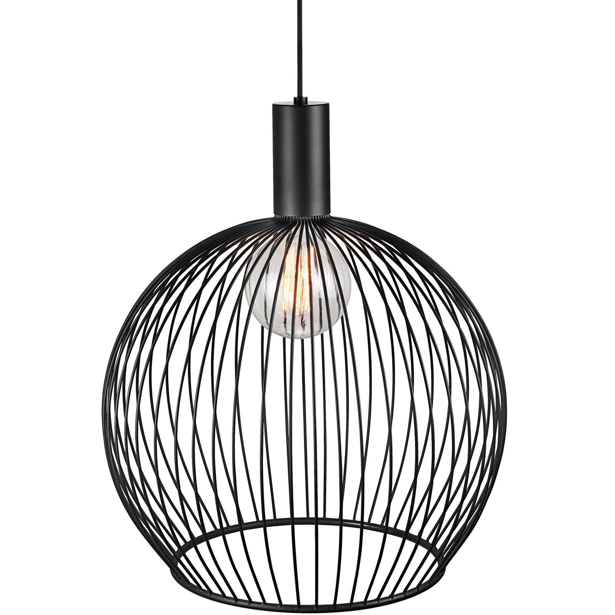 Aver Svart Taklampa 50 cm