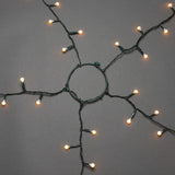 Slinga Amber LED Cherry Grön kabel Julgransbelysning 180 cm