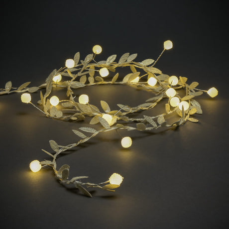 Guldlöv 20 LED Ljusslinga Inomhus
