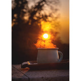 Morgonkaffe Poster Gul, 50 x 70 cm