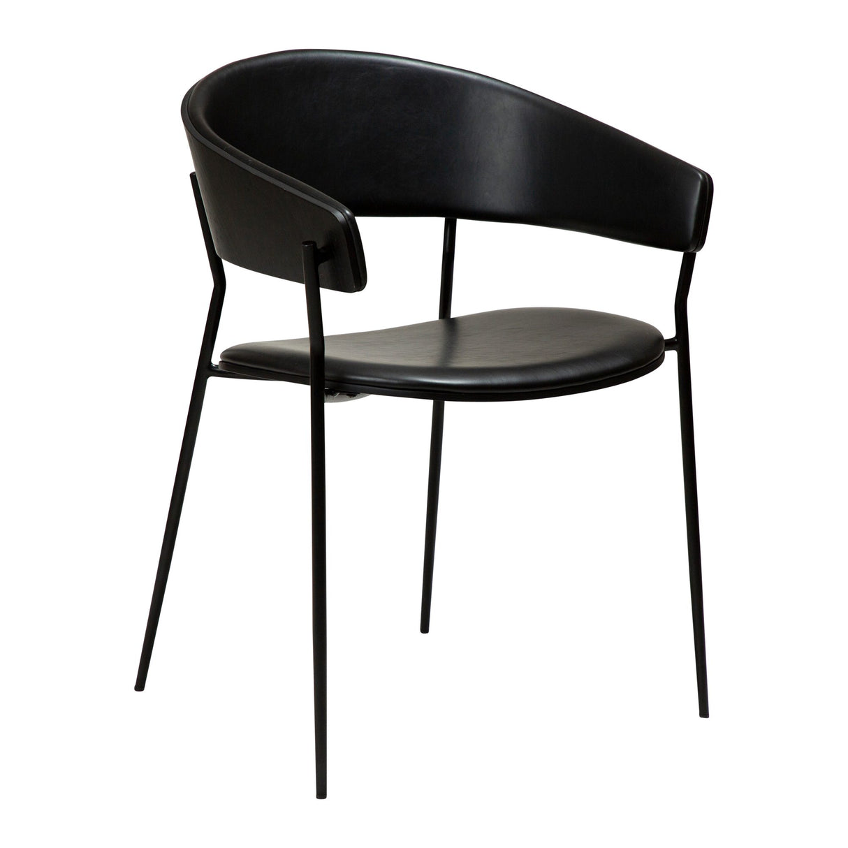 Crib Stol Vintage Black, Black Ash