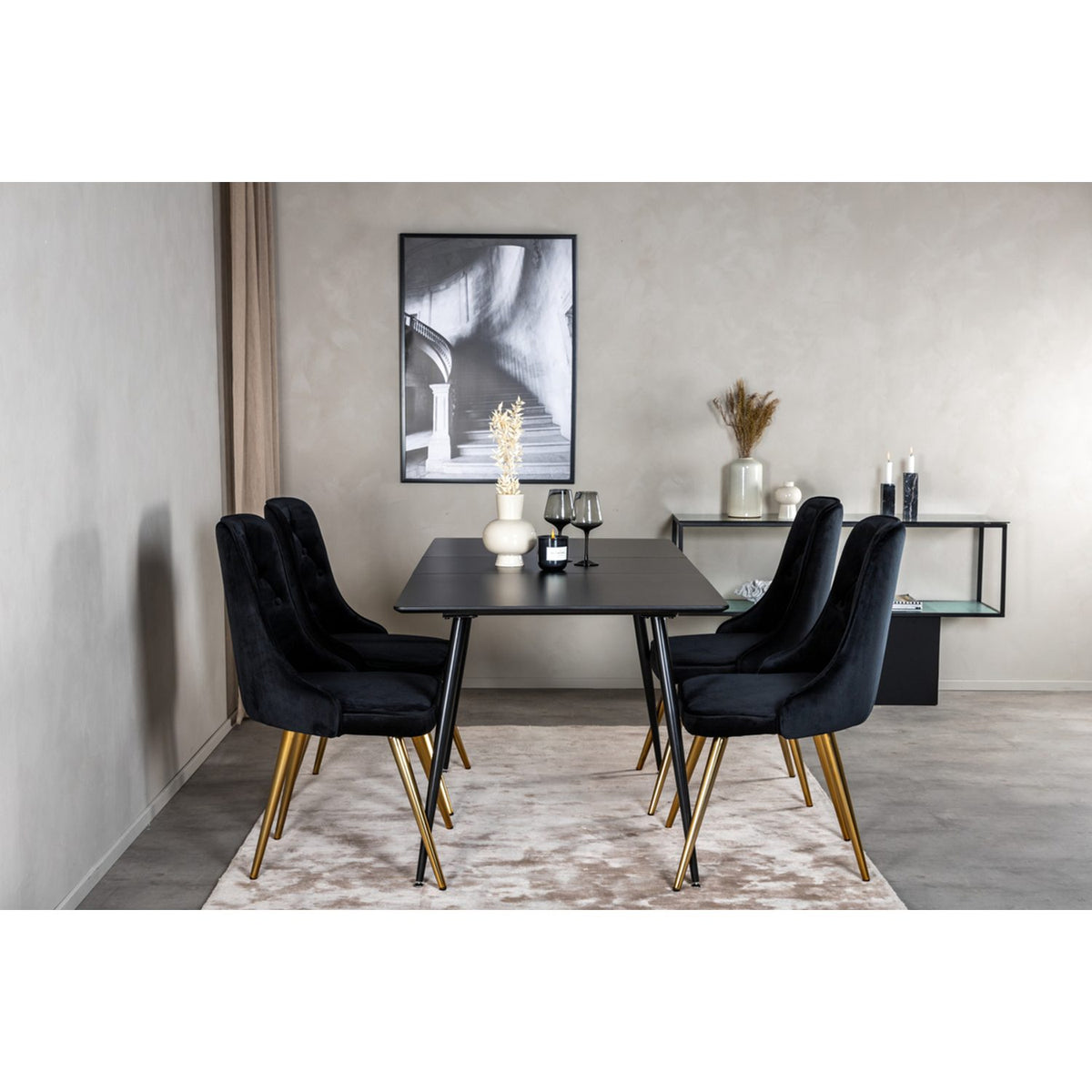 Silar, Velvet Deluxe Rektangulär matgrupp