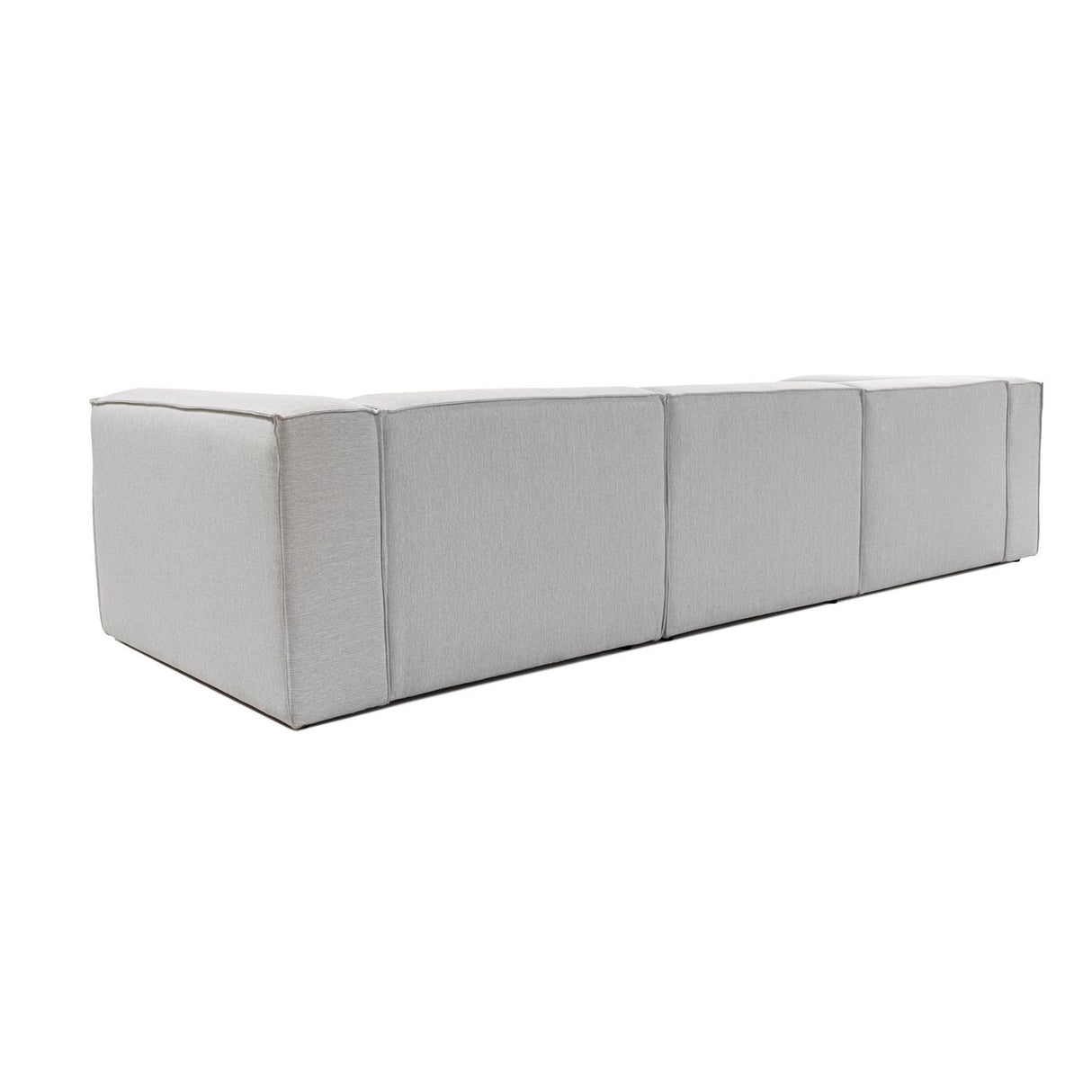 Accra 3-sits (110 x 108 x 230 cm) Ljusgrå 3-sitssoffa