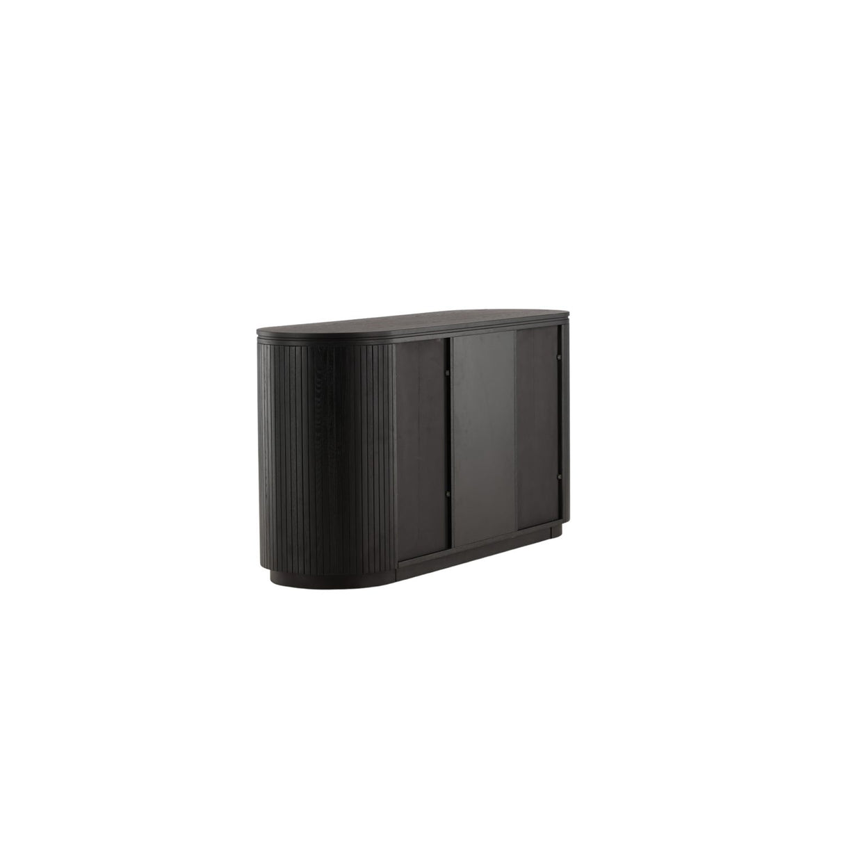 Fjällbacka TV-bänk Black, 48 x 80 x 160