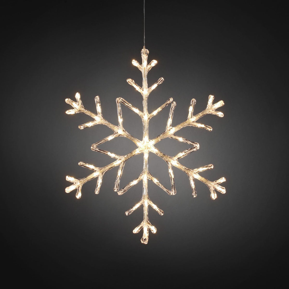 Snöflinga 60cm 60 varmvit LED Ljusdekoration Ute