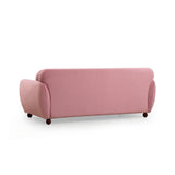 Bergen (223 x 83 x 86 cm) 3-sitssoffa Dammig rosa