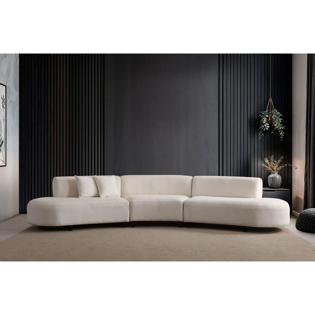 Pinto Divansoffa Cream 390 x 70 x 100 cm