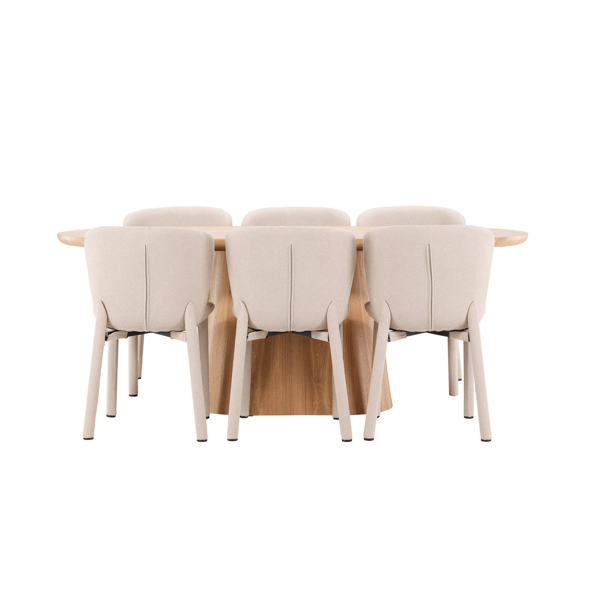 Stjärnö, Astoria Oval matgrupp Beige, Natur, 200 x 90