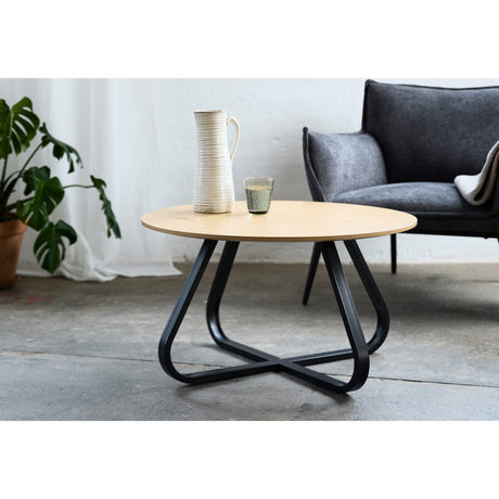 Classico Soffbord Rund 80 cm, Naturlig ek