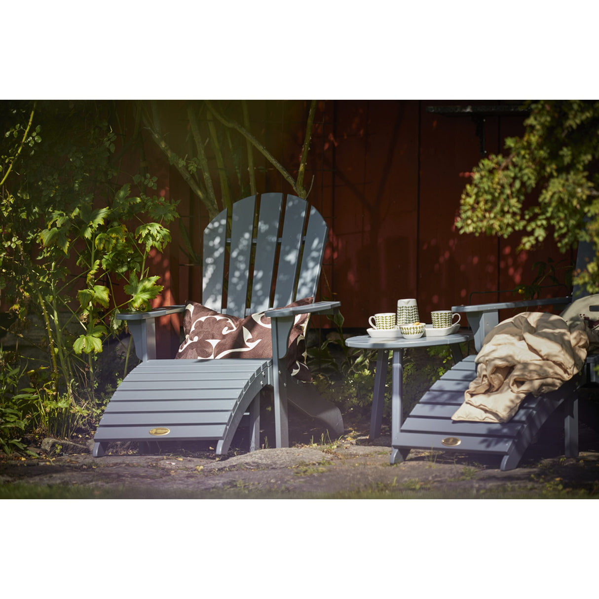 Tennessee Däckstol Stålgrå