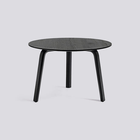 Bella Ø60 × H39 cm Soffbord Black – ek med vattenbaserad lack