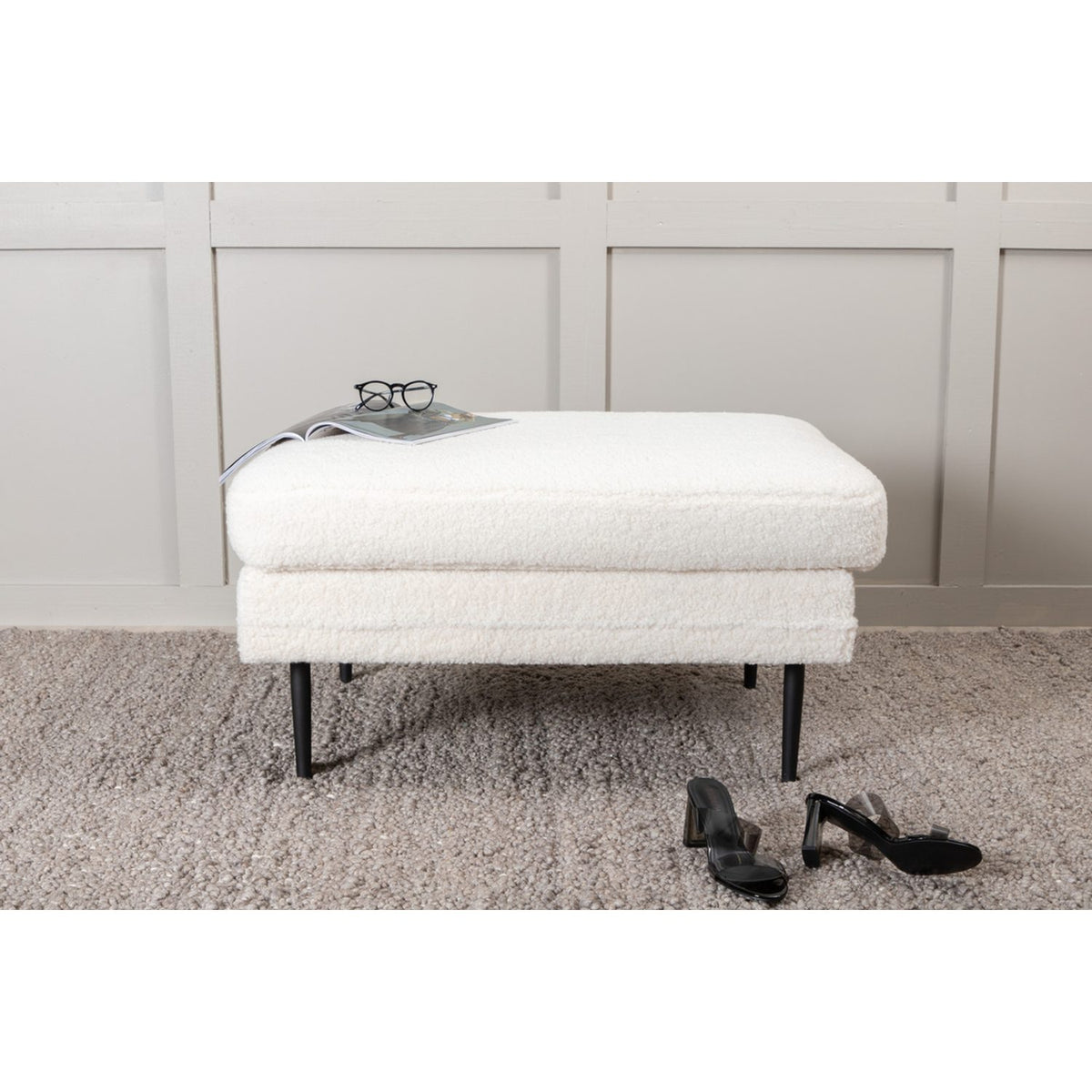 Boom Pall Svart, Polyester teddy