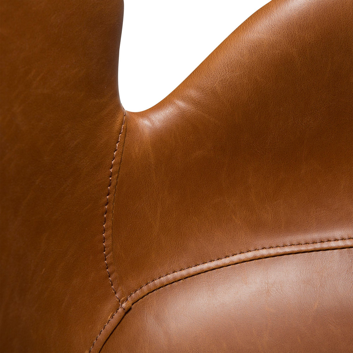 Gaia Stol Vintage Light Brown Art.Leather, Black