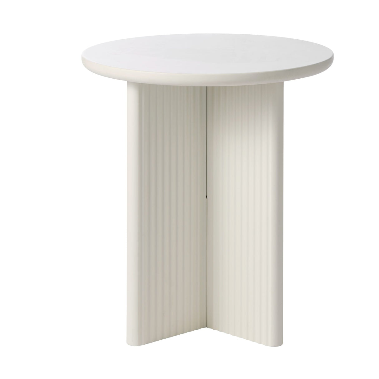 Arco Sidobord Ø50 cm Greige
