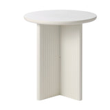 Arco Sidobord Ø50 cm Greige