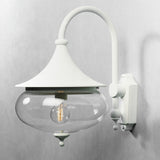 Libra E27 Ner 44.5 cm Vägglampa Ute Vit