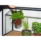 Grower Greens Växtskåp Svart 81x41x137 cm