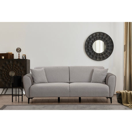 Minsk (215 x 85 cm) 3-sits bäddsoffa Grå