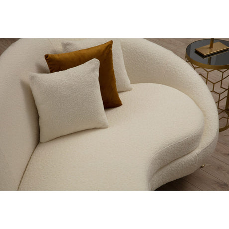 Luanda (255 x 85 x 120 cm) 3-sitssoffa Creme