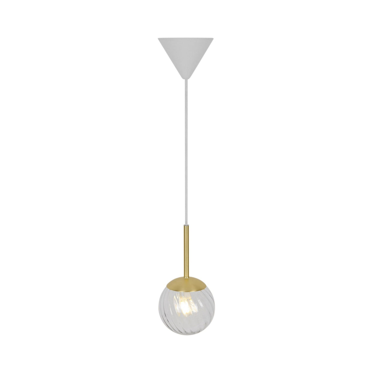 Chisell Mässing Taklampa 15 cm