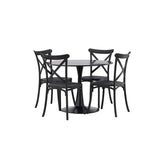 Glade, Crosett Rund matgrupp Svart, Svart, ⌀100
