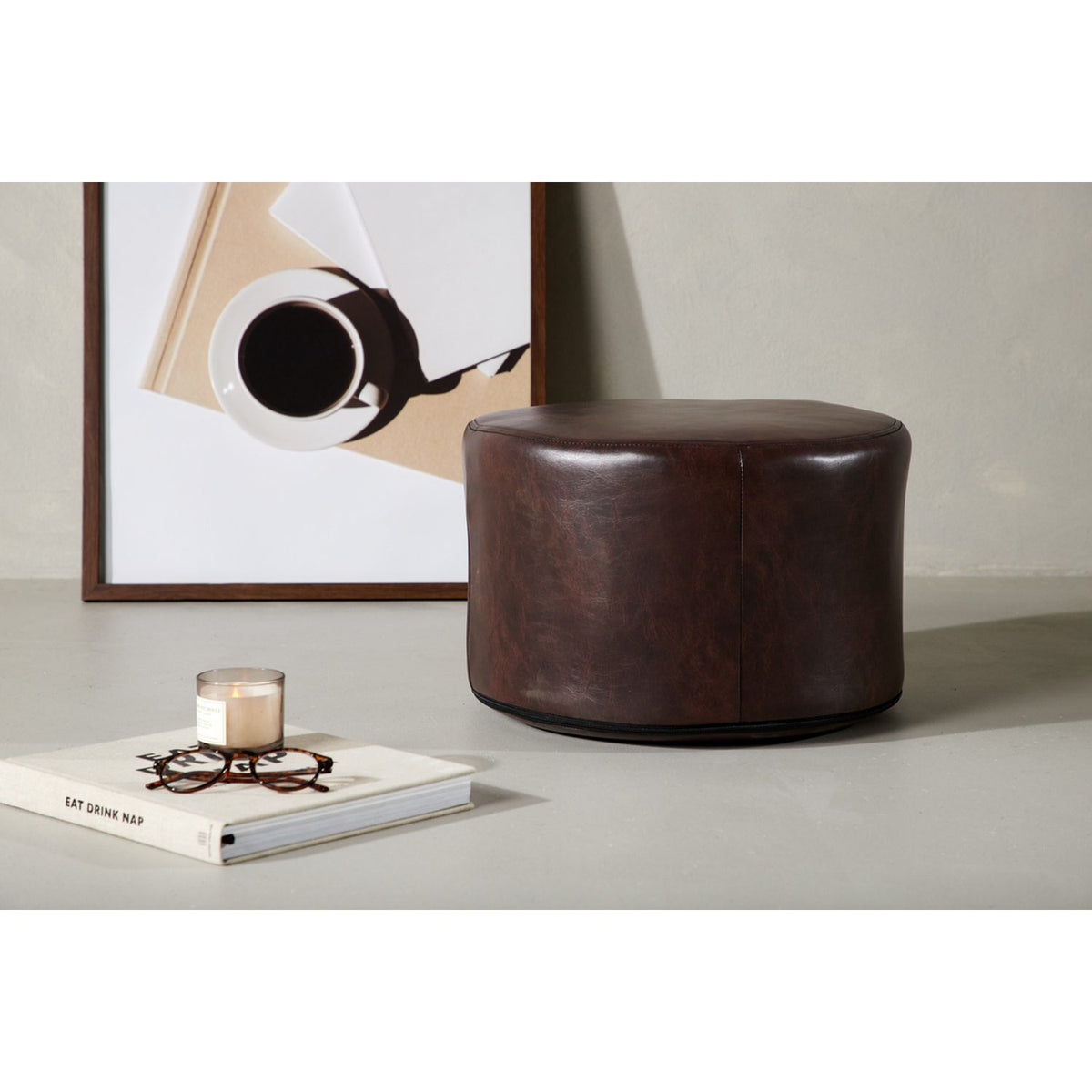 Eastport Sittpuff Brun, ⌀41
