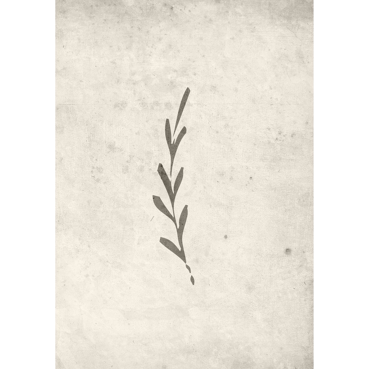 Höstlöv Poster Beige, 21 x 30 cm