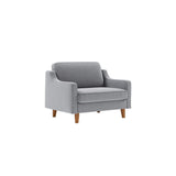 Oslo Loveseat (115 x 84 x 87 cm) 1-sitssoffa Dimgrå valnöt