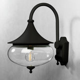 Libra E27 Ner 44.5 cm Vägglampa Ute Svart