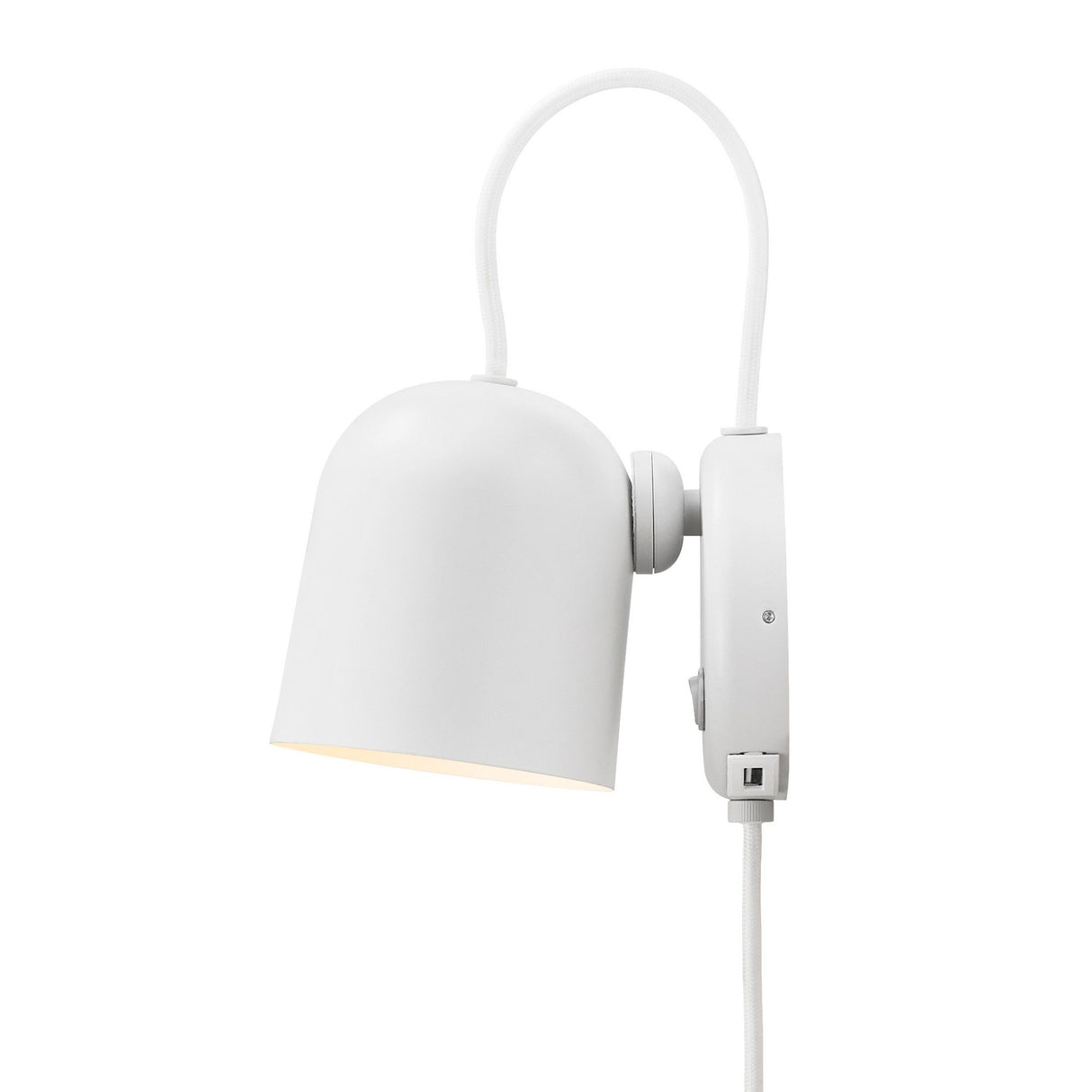 Angle Vägglampa Vit/Telegrå