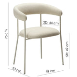 Plenti Stol Bone White